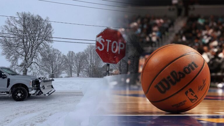 NBA games in the US postponed due to snowstorm!