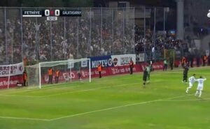 Gol ofsayta takıldı! İşte Fethiyespor-Galatasaray maçındaki pozisyon