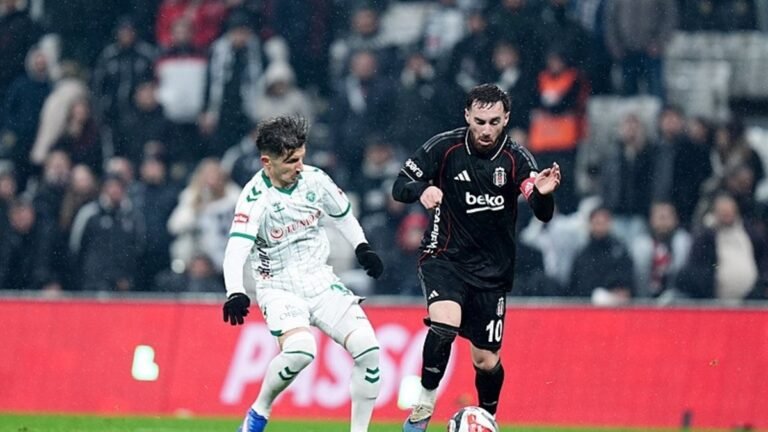Beşiktaş Dolmabahçede TÜMOSAN Konyasporu Mağlup Etti: Maçın Özeti