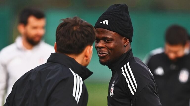 Junior Olaitan Takes the Field for His First Training Session at Beşiktaş