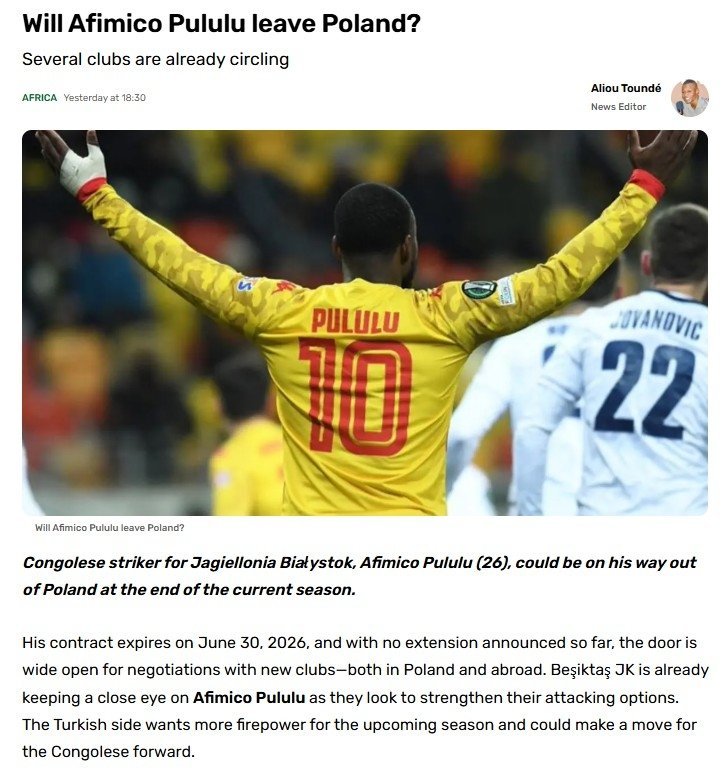 Beşiktaşın Afimico Pululu sürprizi! Transferi böyle duyurdular!