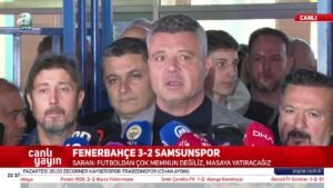 Fenerbahçe President Sadettin Sarandan Flash Referee Reaction!