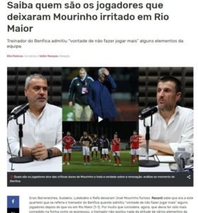 Rafa Silva krizi Benficada! Mourinho oynatmak istemiyor!