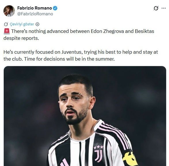 Beşiktaşa Edon Zhegrovadan kötü haber! Kosovalı yıldızın kararı belli oldu