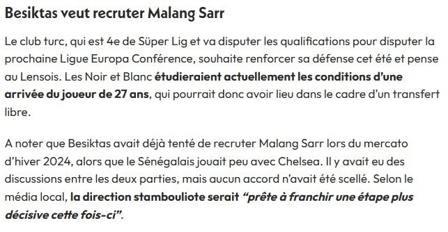 Beşiktaştan Fenerbahçeye Malang Sarr çalımı!