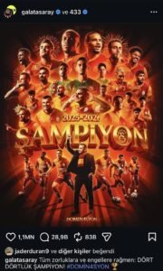 Jhon Durandan surprising move! After Galatasarays championship…