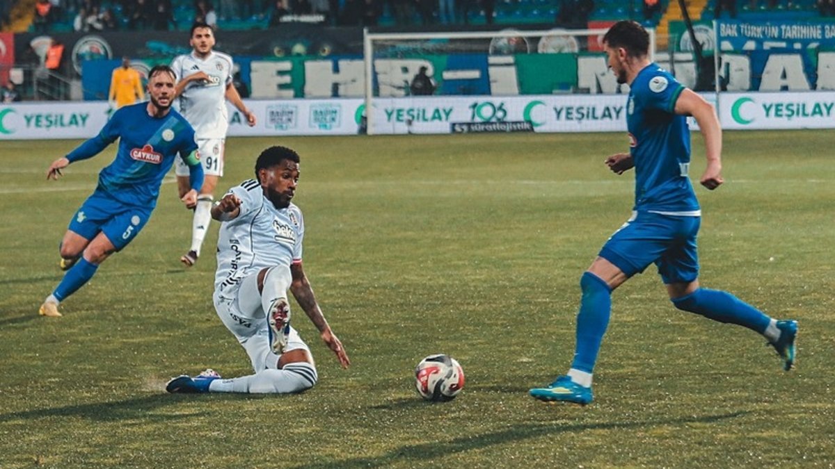 Beşiktaş, Rizespor deplasmanında kaybetti!