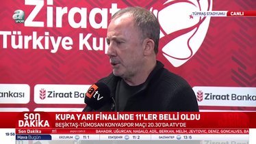 Sergen Yalçın: Final oynamak istiyoruz