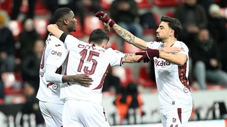 Trabzonspor deplasmanda Kayserisporu 3