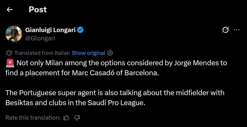 Beşiktaşa Barcelonadan Marc Casado Transfer Önerisi!