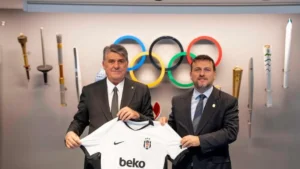 Beşiktaş Başkanı Serdal Adalı, TMOK Başkanı Veli Ozan Çakırı ziyaret etti!